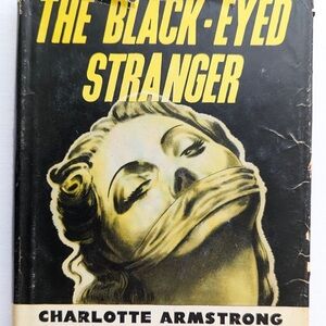 The Black-Eyed Stranger Vintage Mystery Suspense Book Vintage Home Decor